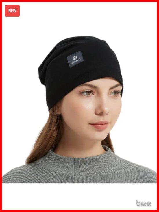 EMF Protection Slouch Beanie, 5G RF Shielding WiFi Protection Brain Coat main image 6